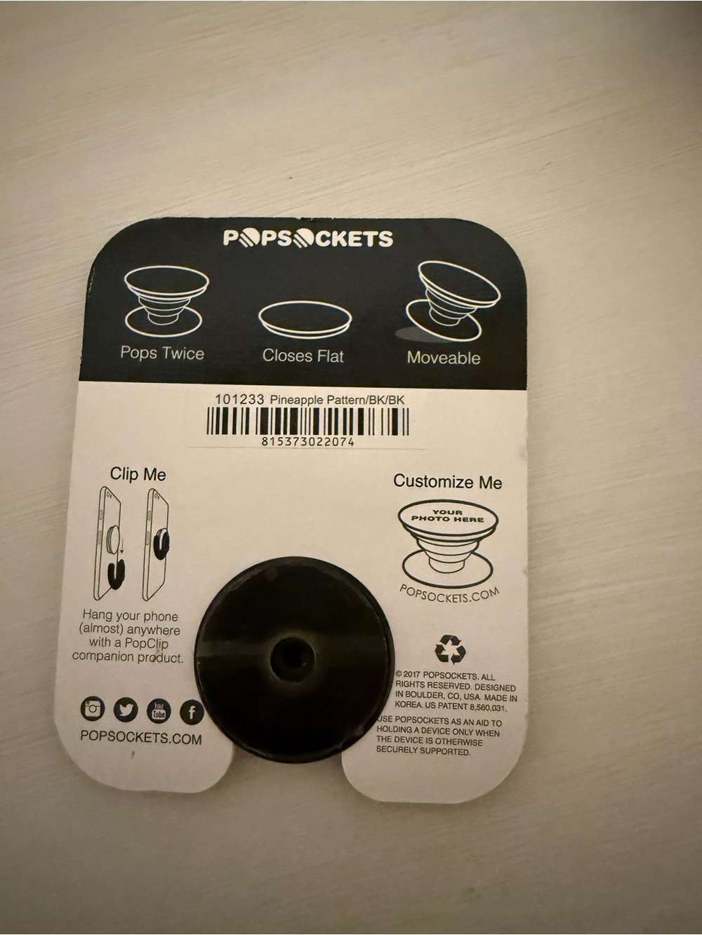 Pineapple Pop Socket - Picture 2 of 4